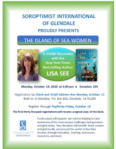 New York Times Best-Selling Author Lisa See – The Island of Sea Women