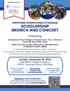 SIG SCHOLARSHIP BRUNCH AND CONCERT @ Glendale Community College